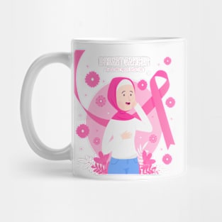 In October We Wear Pink Breast Cancer Awareness Survivor Mug